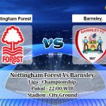 Prediksi Skor Nottingham Forest Vs Barnsley 30 Januari 2021