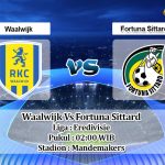 Prediksi Skor Waalwijk Vs Fortuna Sittard 28 Januari 2021