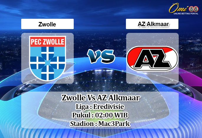 Prediksi Skor Zwolle Vs AZ Alkmaar 10 Januari 2021