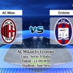 Prediksi Skor AC Milan Vs Crotone 7 Februari 2021