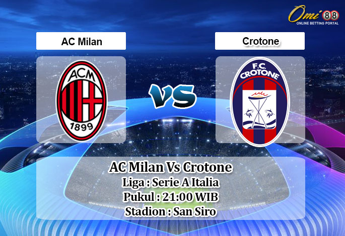 Prediksi Skor AC Milan Vs Crotone 7 Februari 2021