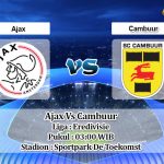 Prediksi Skor Ajax Vs Cambuur 9 Februari 2021