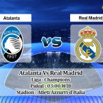 Prediksi Skor Atalanta Vs Real Madrid 25 Februari 2021