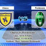 Prediksi Skor Chievo Vs Pordenone 3 Maret 2021