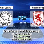 Prediksi Skor Derby County Vs Middlesbrough 13 Februari 2021
