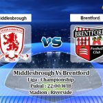 Prediksi Skor Middlesbrough Vs Brentford 6 Februari 2021