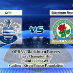 Prediksi Skor QPR Vs Blackburn Rovers 6 Februari 2021