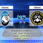 Prediksi Skor Atalanta Vs Udinese 3 April 2021