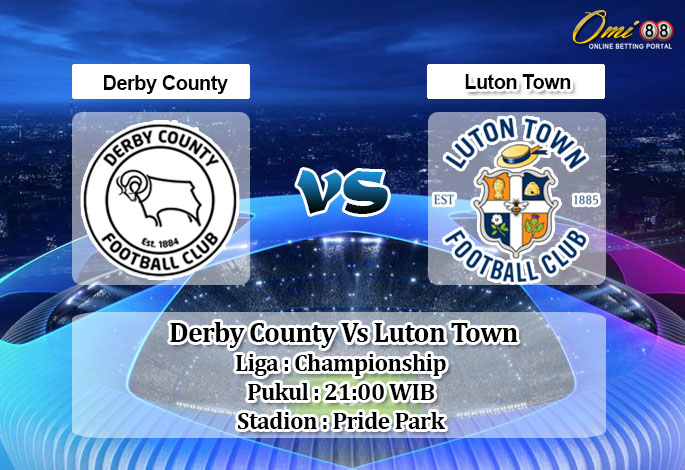 Prediksi Skor Derby County Vs Luton Town 2 April 2021