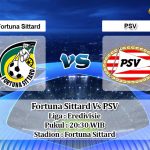 Prediksi Skor Fortuna Sittard Vs PSV 7 Maret 2021