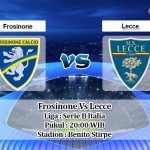 Prediksi Skor Frosinone Vs Lecce 20 Maret 2021
