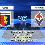 Prediksi Skor Genoa Vs Fiorentina 3 April 2021