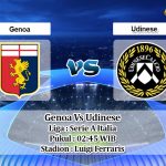 Prediksi Skor Genoa Vs Udinese 14 Maret 2021