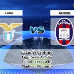 Prediksi Skor Lazio Vs Crotone 12 Maret 2021