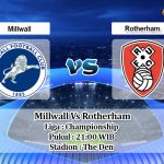 Prediksi Skor Millwall Vs Rotherham 2 April 2021