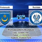 Prediksi Skor Portsmouth Vs Rochdale 2 April 2021