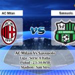 Prediksi Skor AC Milan Vs Sassuolo 21 April 2021