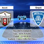 Prediksi Skor Ascoli Vs Empoli 20 April 2021