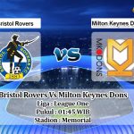 Prediksi Skor Bristol Rovers Vs Milton Keynes Dons 21 April 2021