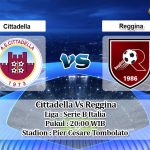 Prediksi Skor Cittadella Vs Reggina 5 April 2021