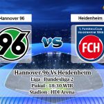 Prediksi Skor Hannover 96 Vs Heidenheim 11 April 2021