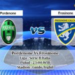 Prediksi Skor Pordenone Vs Frosinone 17 April 2021