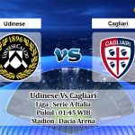 Prediksi Skor Udinese Vs Cagliari 22 April 2021