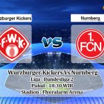 Prediksi Skor Wurzburger Kickers Vs Nurnberg 11 April 2021