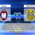Prediksi Skor Crotone Vs Hellas Verona 14 Mei 2021