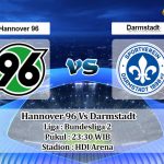 Prediksi Skor Hannover 96 Vs Darmstadt 7 Mei 2021