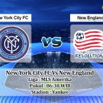 Prediksi Skor New York City FC Vs New England 20 Juni 2021