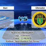 Prediksi Skor Start Vs Ullensaker 18 Juni 2021