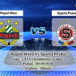 Prediksi Skor Rapid Wien Vs Sparta Praha 21 Juli 2021