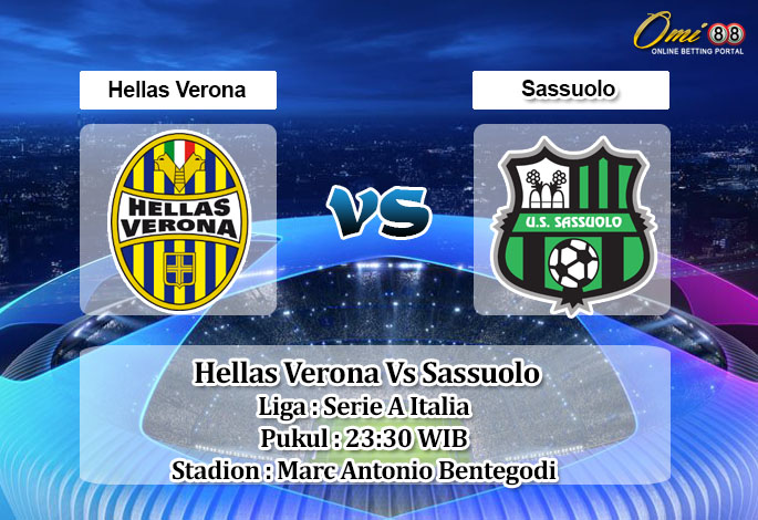 Prediksi Skor Hellas Verona Vs Sassuolo 21 Agustus 2021
