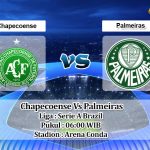 Prediksi Skor Chapecoense Vs Palmeiras 19 September 2021