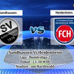 Prediksi Skor Sandhausen Vs Heidenheim 18 September 2021