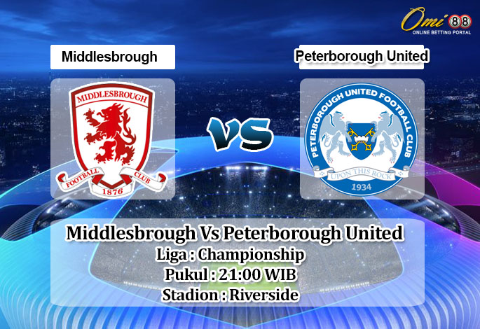 Prediksi Skor Middlesbrough Vs Peterborough United 16 Oktober 2021