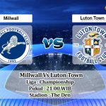 Prediksi Skor Millwall Vs Luton Town 16 Oktober 2021