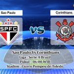 Prediksi Skor Sao Paulo Vs Corinthians 19 Oktober 2021