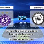 Prediksi Skor Austria Wien Vs Sturm Graz 28 November 2021