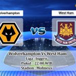 Prediksi Skor Wolverhampton Vs West Ham 20 November 2021