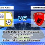 Prediksi Skor Barito Putera Vs PSM Makassar 28 Januari 2022