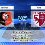 Prediksi Skor Rennes Vs Metz 20 Maret 2022