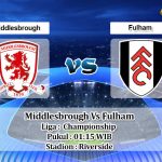 Prediksi Skor Middlesbrough Vs Fulham 7 April 2022