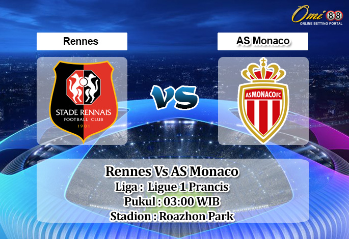 Prediksi Skor Rennes Vs AS Monaco 16 April 2022