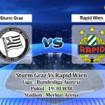 Prediksi Skor Sturm Graz Vs Rapid Wien 17 April 2022