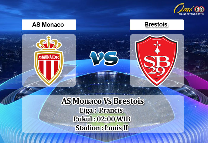 Prediksi Skor AS Monaco Vs Brestois 15 Mei 2022