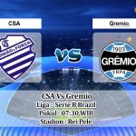 Prediksi Skor CSA Vs Gremio 24 Juni 2022