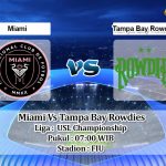 Prediksi Skor Miami Vs Tampa Bay Rowdies 12 Juni 2022