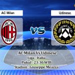 Prediksi Skor AC Milan Vs Udinese 13 Agustus 2022